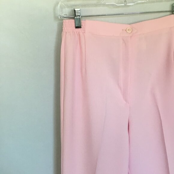 NWT Loubella Vintage Pants High Waist Wide Leg Light Pink Women's Size 10-11 - Picture 8 of 9